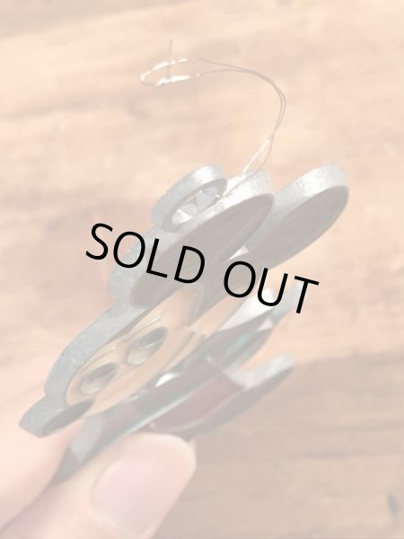 70年代頃のミッキーマウスのビンテージのステンドグラスオーナメント