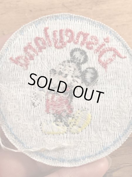 70年代頃のミッキーマウスのヴィンテージのワッペン