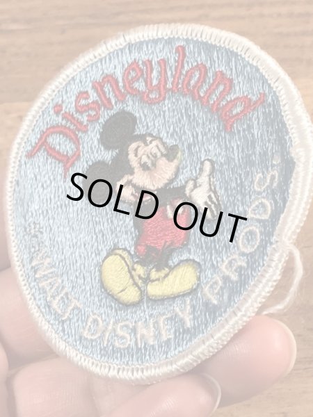 70年代頃のミッキーマウスのヴィンテージのワッペン