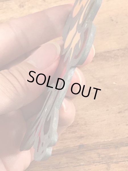 70年代頃のミニーマウスのヴィンテージのステンドグラス風オーナメント