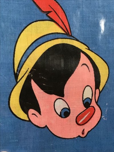 画像1: Disney “Pinocchio” Cloth Books　ピノキオ　ビンテージ　クロスブックス　絵本　70年代