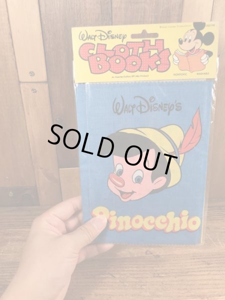 画像20: Disney “Pinocchio” Cloth Books　ピノキオ　ビンテージ　クロスブックス　絵本　70年代 (20)