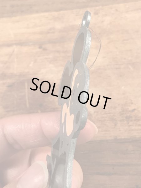 70年代頃のミッキーマウスのビンテージのステンドグラスオーナメント