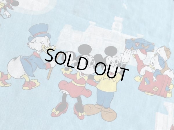 70年代頃のディズニーのビンテージのフリンジシーツ