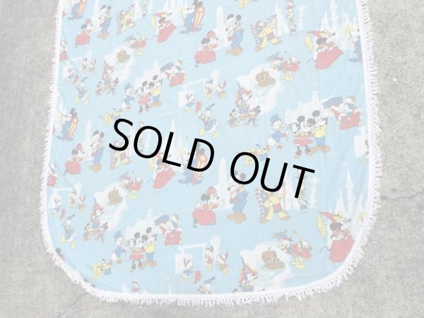 70年代頃のディズニーのビンテージのフリンジシーツ