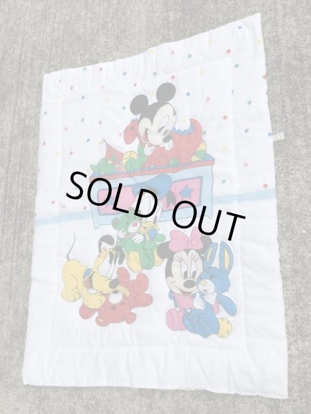 80年代頃のベイビーミッキーマウスのビンテージのお布団