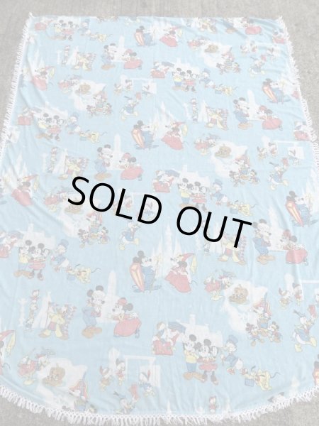 70年代頃のディズニーのビンテージのフリンジシーツ