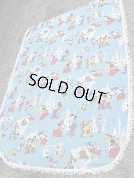70年代頃のディズニーのビンテージのフリンジシーツ