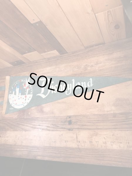 50年代頃のディズニーランドのヴィンテージのペナント