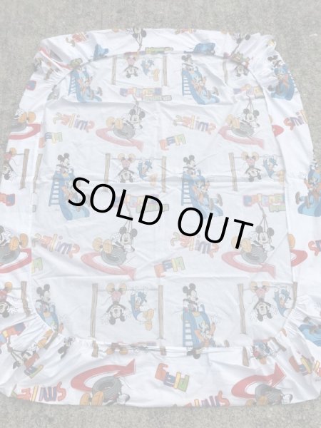 ディズニーのミッキーマウスのビンテージのボックスシーツ