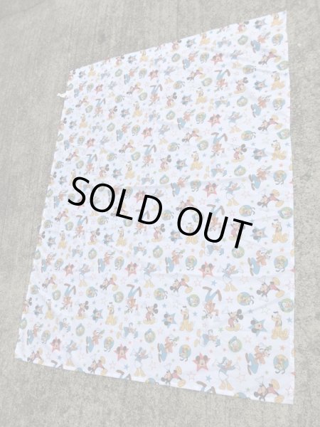 ディズニーのミッキーマウスのビンテージの生地