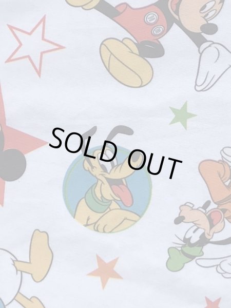 ディズニーのミッキーマウスのビンテージの生地