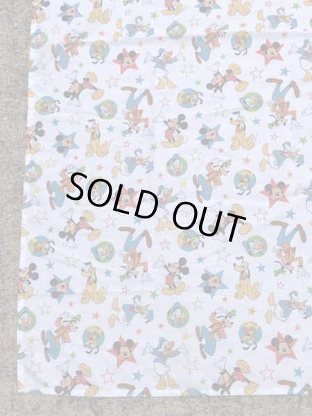 ディズニーのミッキーマウスのビンテージの生地