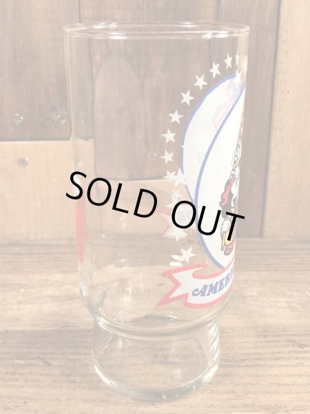 70年代頃のディズニーのアメリカオブパレードのビンテージのグラス