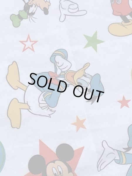 ディズニーのミッキーマウスのビンテージの生地