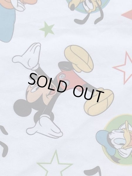 ディズニーのミッキーマウスのビンテージの生地