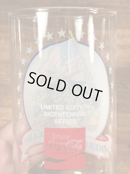 70年代頃のディズニーのアメリカオブパレードのビンテージのグラス