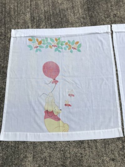 画像1: Disney “Winnie the Pooh” Curtain Set　くまのプーさん　ビンテージ　カーテンセット　ディズニー　80年代~