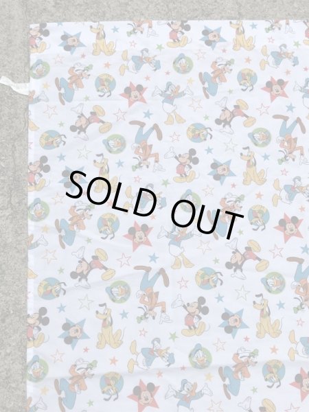 ディズニーのミッキーマウスのビンテージの生地