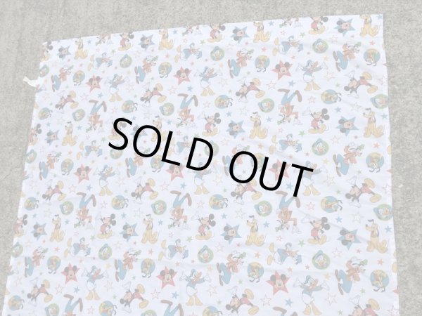 ディズニーのミッキーマウスのビンテージの生地