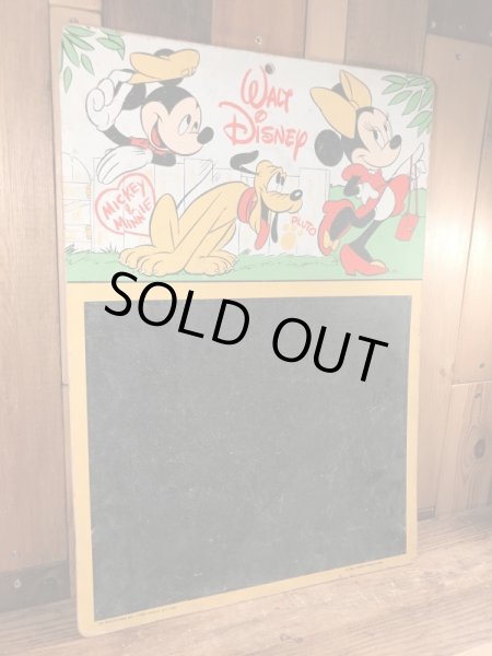 60~70年代頃のミッキーとミニーマウスのビンテージのチョークボード