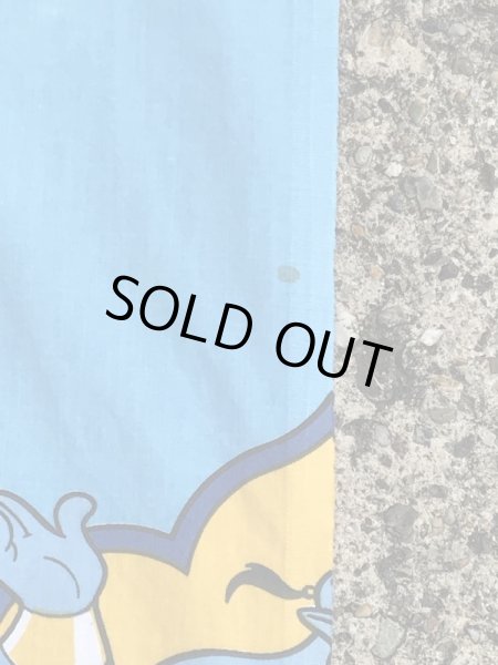 90年代頃のディズニーのアラジンのビンテージのフラットシーツ