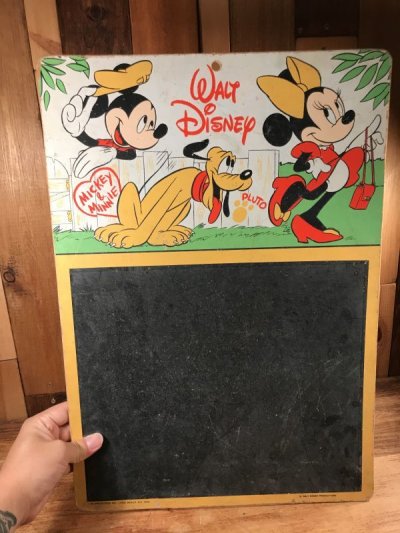 画像3: Disney Mickey & Minnie Mouse Chalkboard　ミッキー＆ミニーマウス　ビンテージ　チョークボード　ディズニー　60〜70年代