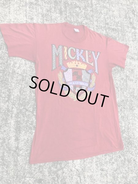 80~90年代頃のミッキーマウスのヴィンテージのTシャツ