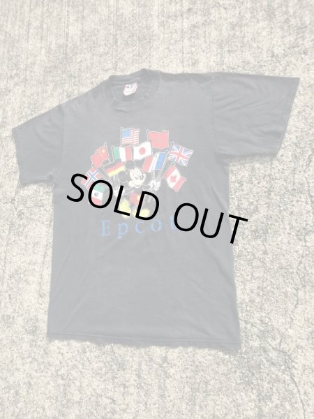 80~90年代頃のエプコットのミッキーマウスのビンテージのTシャツ