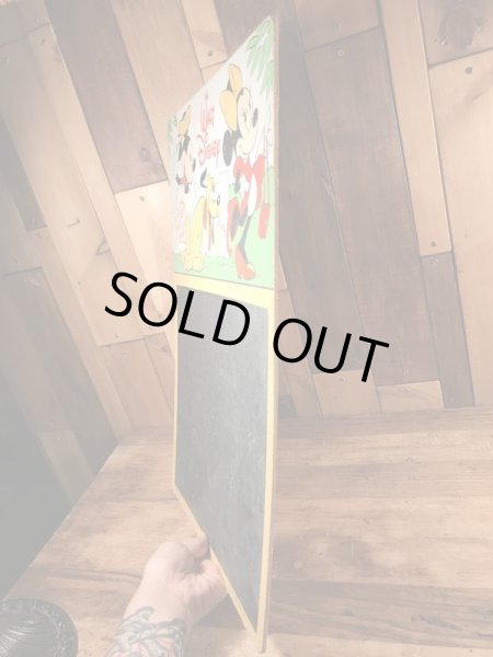 60~70年代頃のミッキーとミニーマウスのビンテージのチョークボード