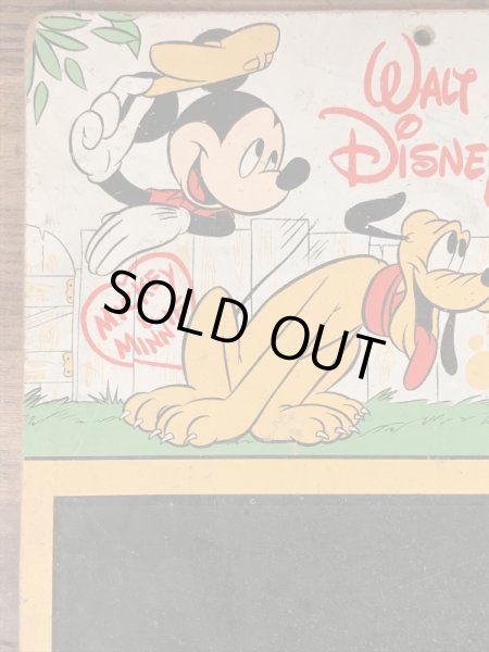 60~70年代頃のミッキーとミニーマウスのビンテージのチョークボード