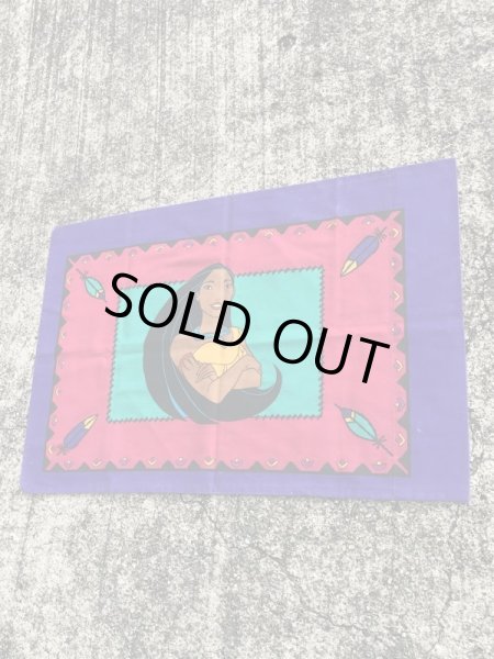 90年代頃のディズニーのポカホンタスのビンテージのピローケース