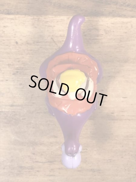 90年代頃のフリントストーンのバーニーのビンテージのミールトイ