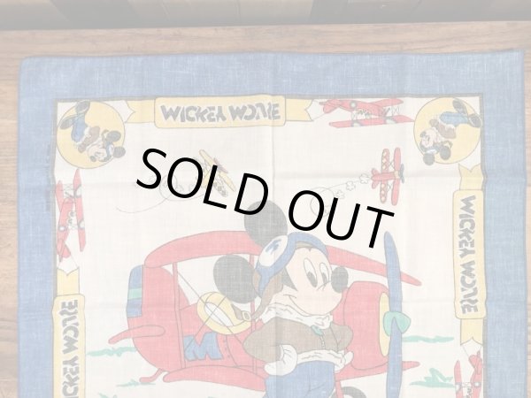 80年代頃のミッキーマウスのビンテージのバンダナ