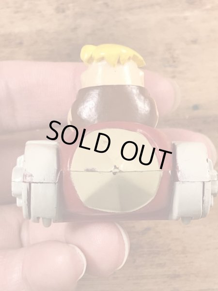 90年代頃のフリントストーンのバーニーのヴィンテージのミールトイ