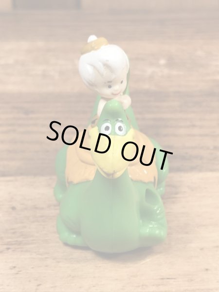 90年代頃のフリントストーンのバンバンのヴィンテージのミールトイ