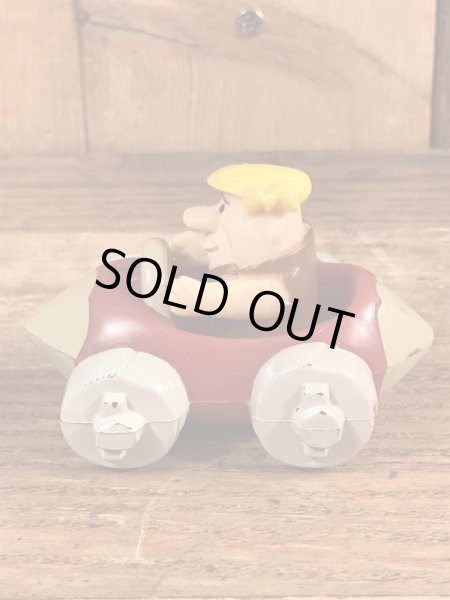 90年代頃のフリントストーンのバーニーのヴィンテージのミールトイ