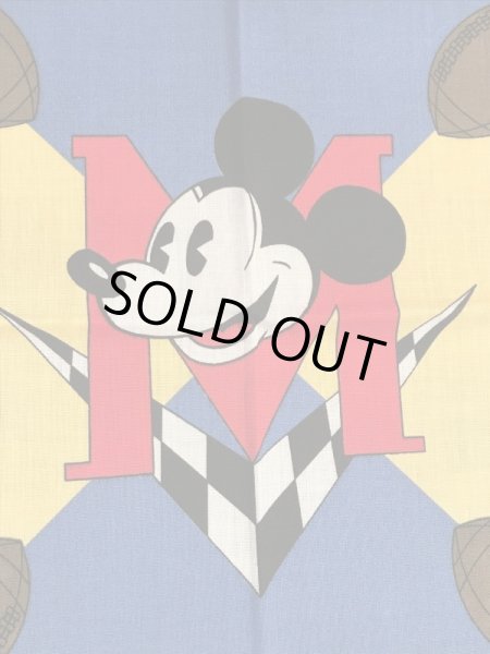 80年代頃のミッキーマウスのヴィンテージのバンダナ