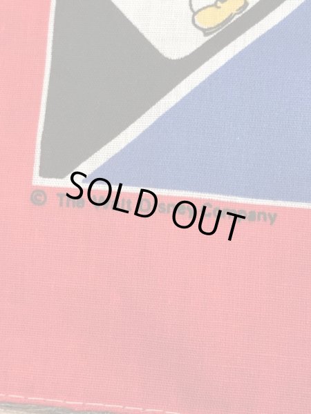 80年代頃のミッキー＆ミニーマウスのビンテージのバンダナ