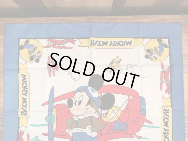 80年代頃のミッキーマウスのビンテージのバンダナ