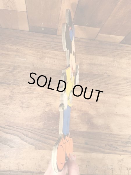 70年代頃のミッキーマウスのビンテージのウォールデコ