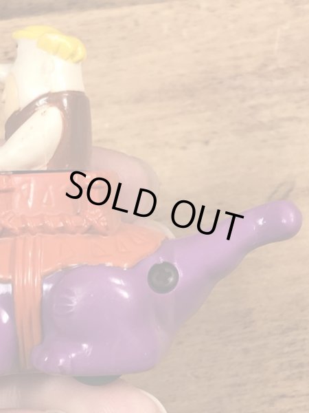 90年代頃のフリントストーンのバーニーのビンテージのミールトイ