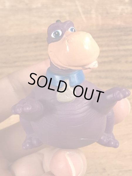 90年代頃のフリントストーンのディノのビンテージのプラスチックトイ