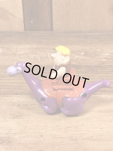 フリントストーンのバーニーのヴィンテージのおもちゃ