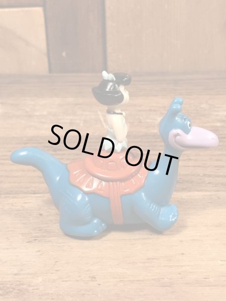 90年代頃のフリントストーンのベティのビンテージのミールトイ