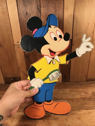 画像3: Disney Mickey Mouse “Brush” Wall Decoration　ミッキーマウス　ビンテージ　ウォールデコ　ディズニー　70年代