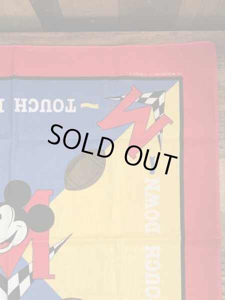 80年代頃のミッキーマウスのヴィンテージのバンダナ