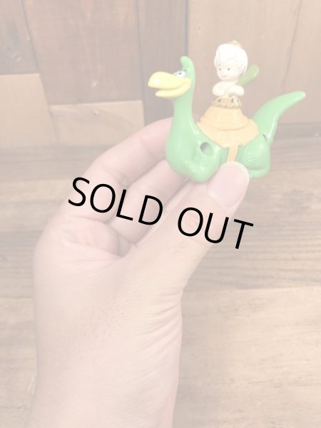 90年代頃のフリントストーンのバンバンのヴィンテージのミールトイ