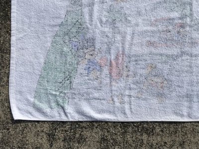 画像2: Flintstones “Soapstone Derby” Cotton Towel　フリントストーン　ビンテージ　タオル　80年代
