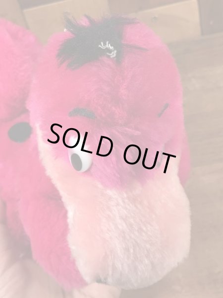 80年代頃のフリントストーンのディノのビンテージのぬいぐるみ